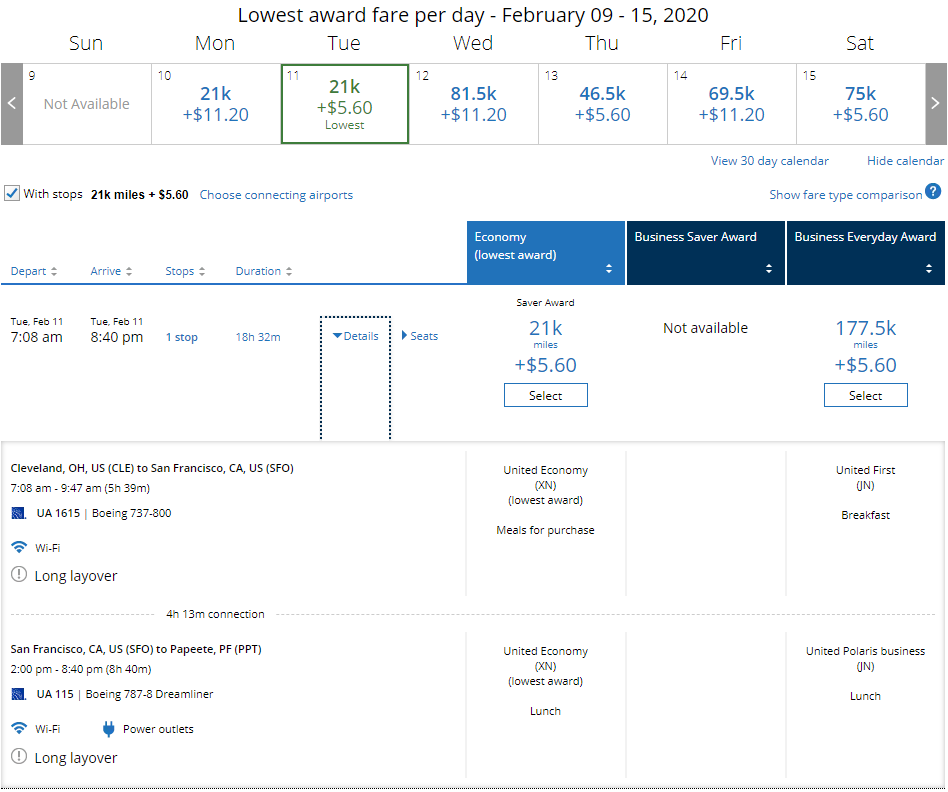 45% Off Awards to Tahiti