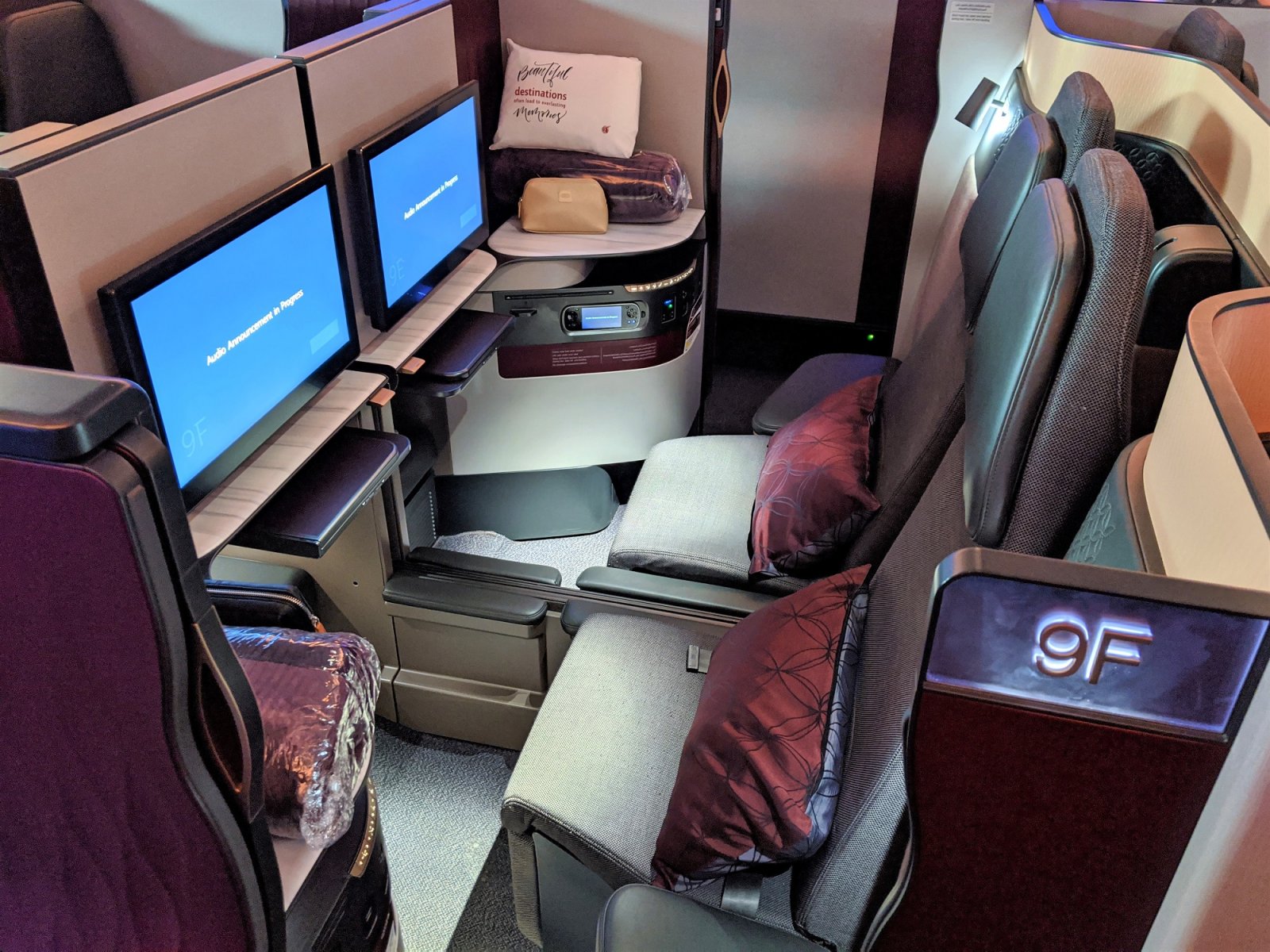 Qatar Airways Qsuites (seen in the picture) are famous among travelers, and you can soon use Avios to redeem awards for the seats