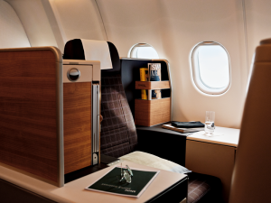 photo of SWISS business class, which you could book with LifeMiles and buy those cheaper than buying the ticket itself