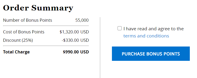 Buy Hyatt Points at 1.8¢ per point