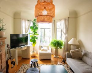 Vacation rental living room