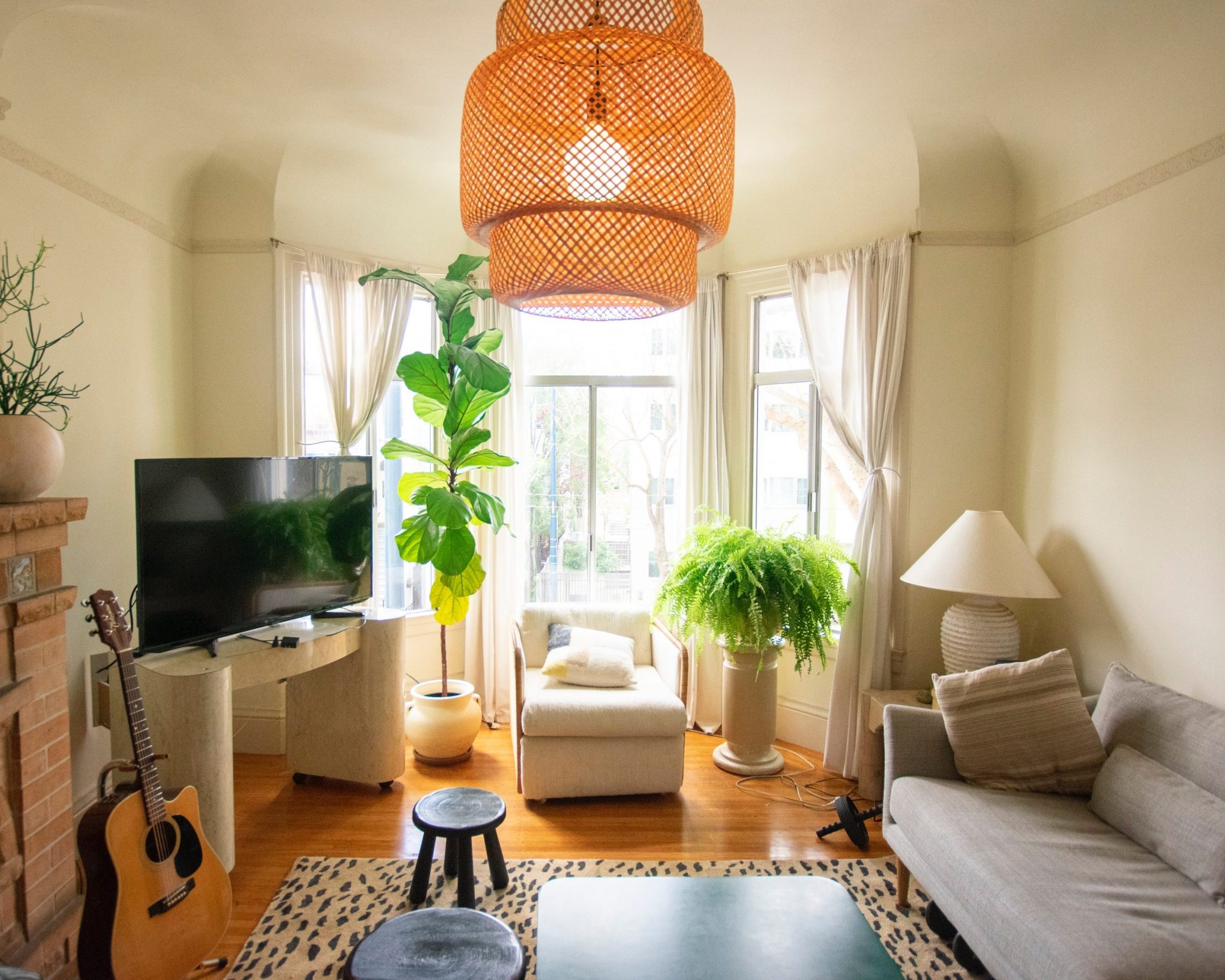 Vacation rental living room