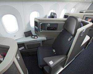 American Airlines Boeing 787 business class seat