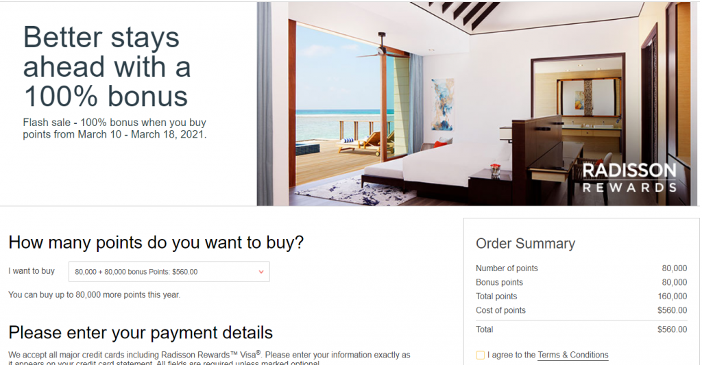 Buy Radisson Points with a 100 Bonus (0.35 Cents) AwardWallet Blog