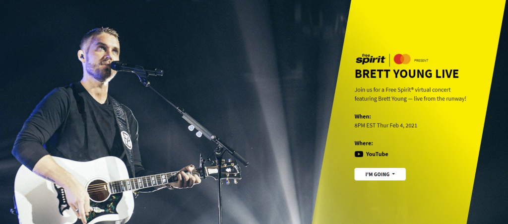 Get 100 Free Spirit Points for attending a free concert