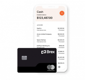 Brex Cash Card app