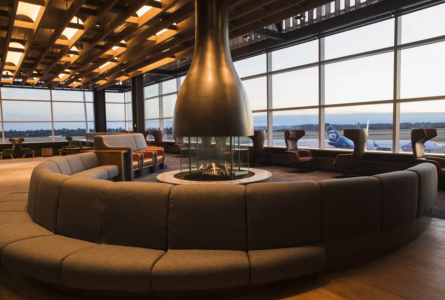 Alaska's lounge in Seattle