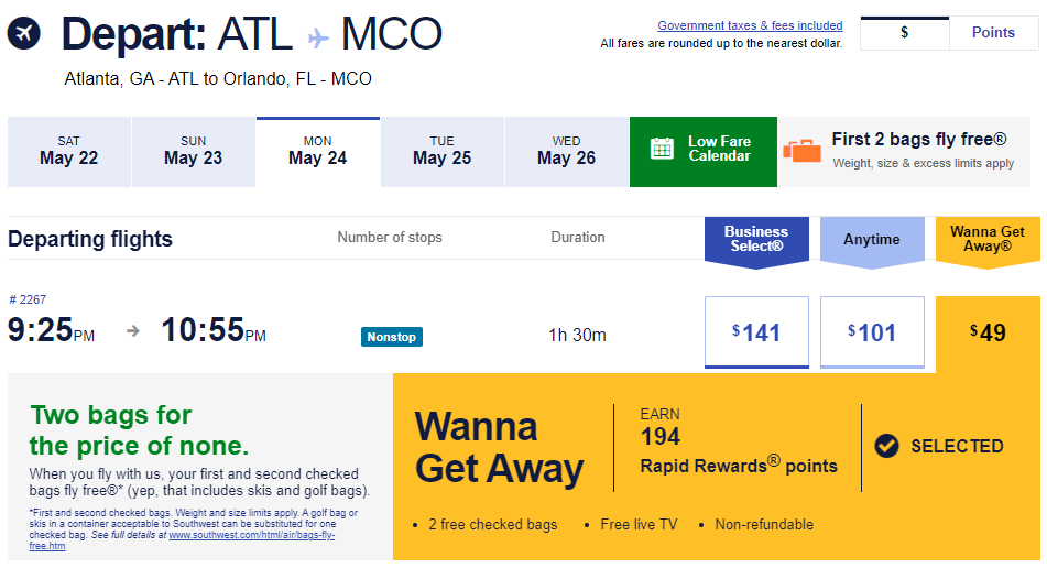 New Southwest Buy Points Promo 75 Bonus AwardWallet Blog