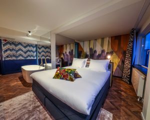 Bedroom at the Hotel Best Western Haarhuis (Arnheim) in the Netherlands