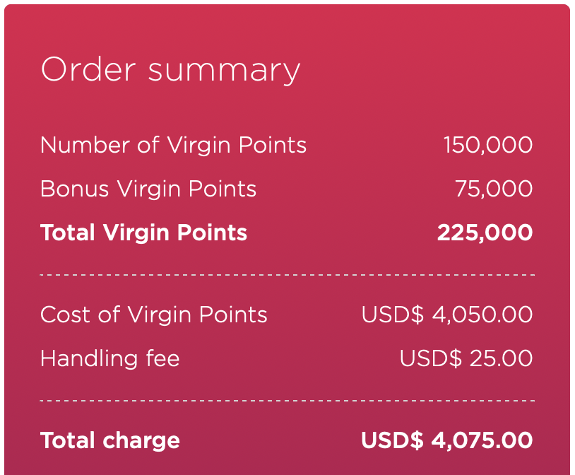 Buy Virgin Points with up to a 50 Bonus AwardWallet Blog
