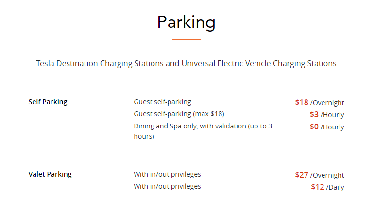 Hyatt Regency Coconut Point Parking