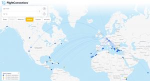 Eurowings route map per FlightConnections