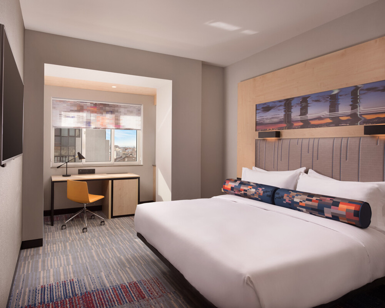 interior of a hotel room