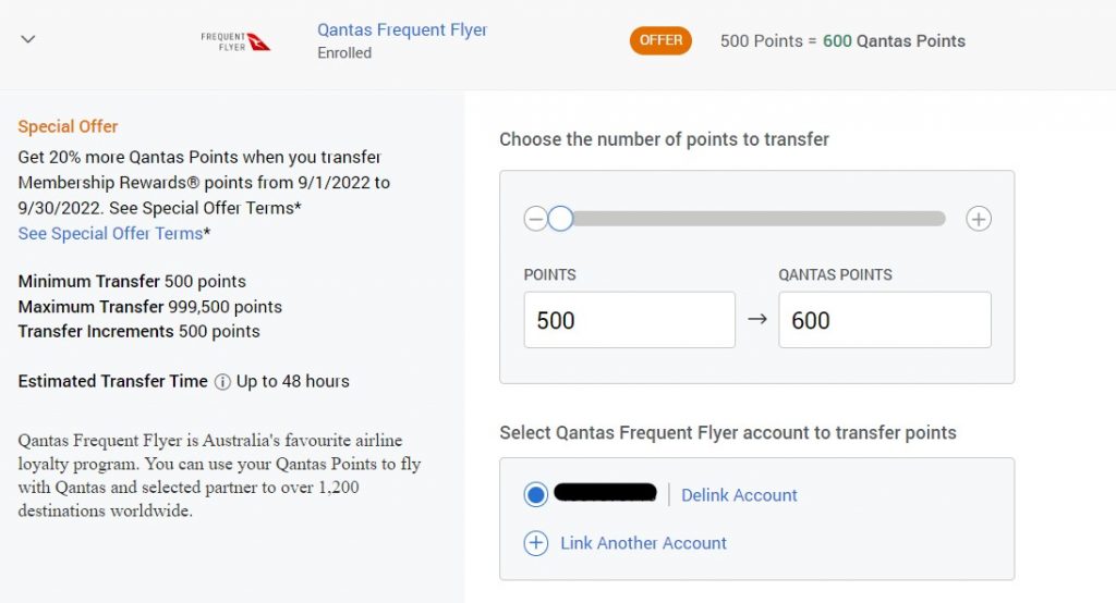 Transfer Amex Points to Qantas With a 20 Bonus