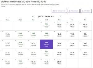 SFO-HNL-United-award-calendar-2023-300x220