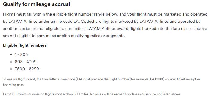 LATAM flights that you can credit to Alaska Airlines