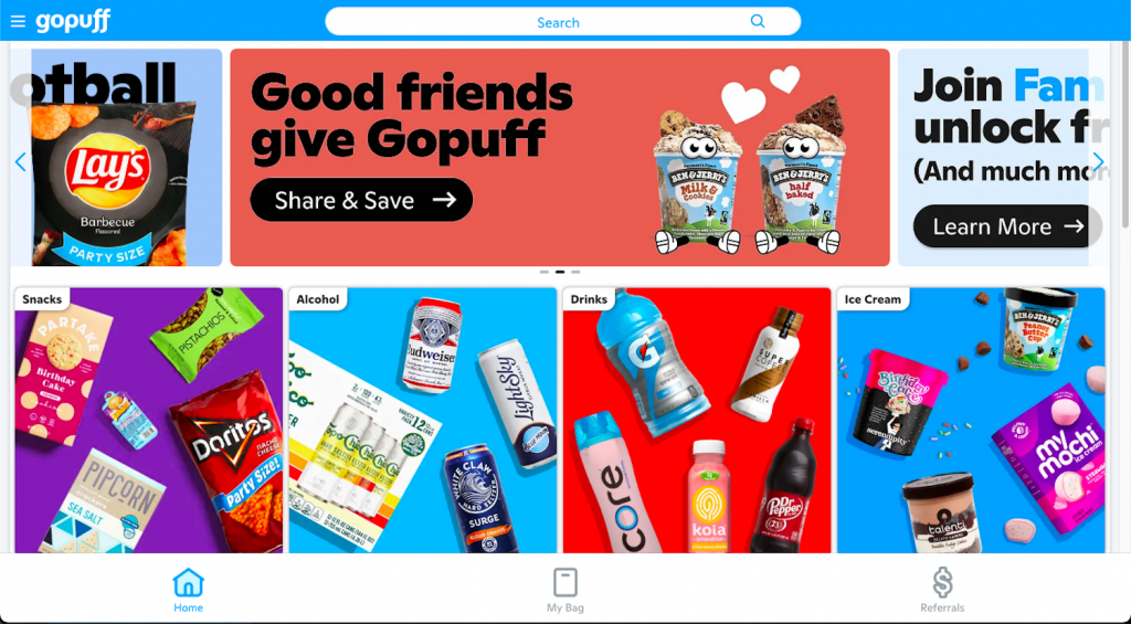 Chase cardholders can now get $10 free Gopuff