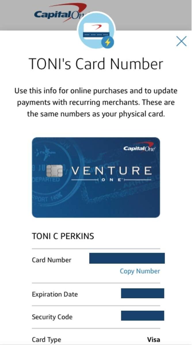 You Can Now See Your Capital One Credit Card Number Online