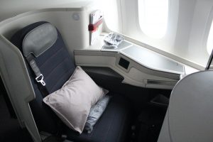 Image of Aeromexico business class on Boeing 787