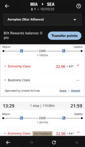 More results from Bilt app search for Aeroplan