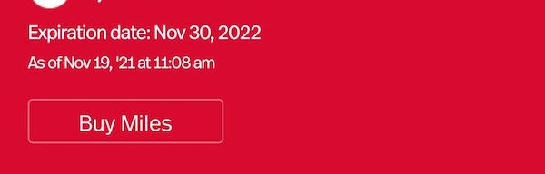 Image showing LifeMiles will expire later now after transferring miles from American Expire.