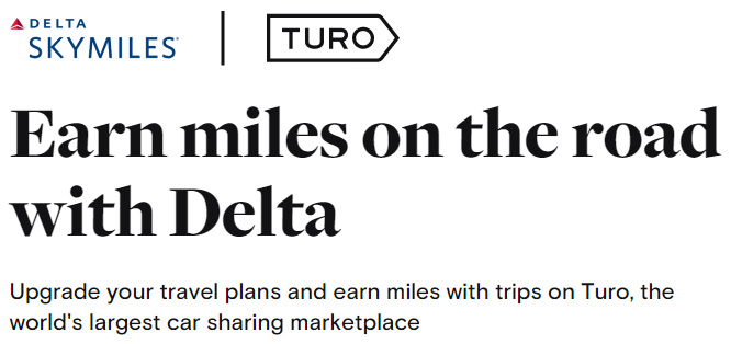 Delta and Turo Partnership banner