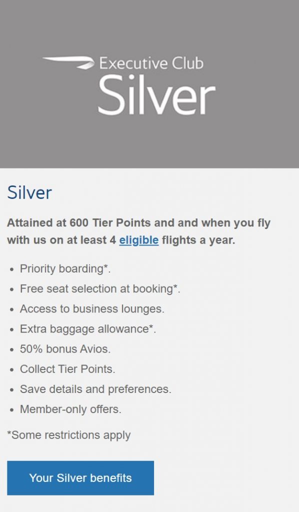 Executive Club Silver