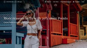 Shangri-La airline transfer bonus banner