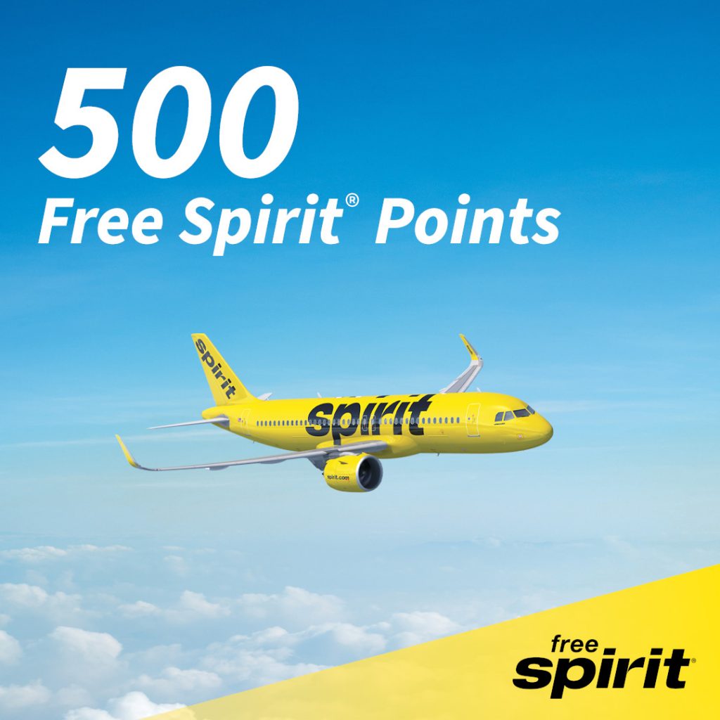 Free Spirit 500 Points Promotion