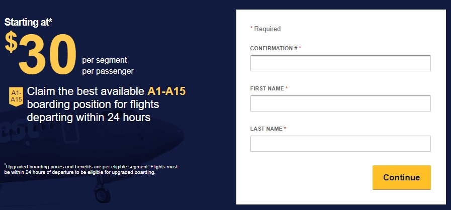Southwest Upgraded Boarding Promo