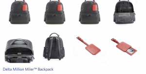 Delta Million Miler backpack option