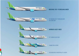 Bamboo Airways fleet