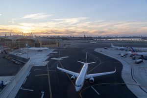 View from the upcoming Capital One Landing lounge at New York-LaGuardia