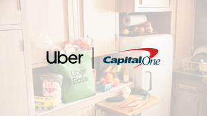 Uber and Capital One Uber Eats banner