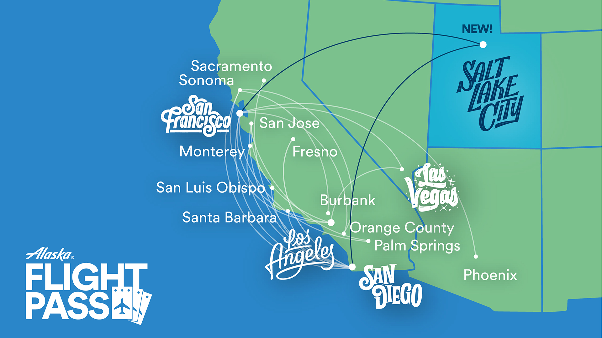 Alaska Airlines Flight Pass eligible routes