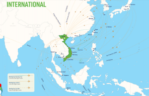Bamboo airways route network