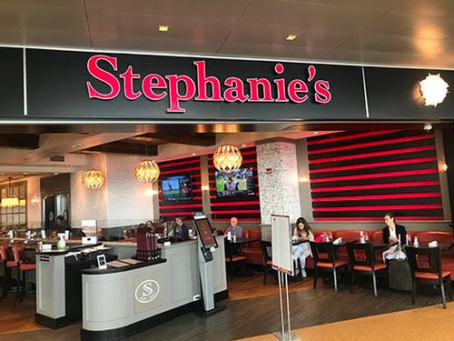 Stephanies Restaurant at Boston Logan Airport is a part of the Priority Pass program.