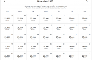 Numu award calendar November 2023