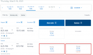 Qantas Discount On awards offer- AA option