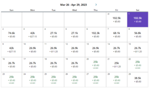 United award flash sale