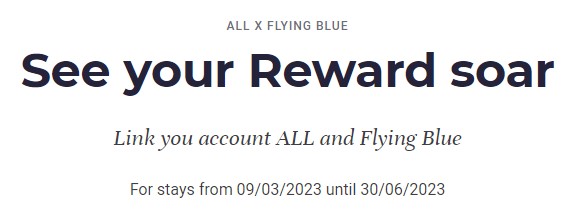 Link Accor and Flying Blue Promo