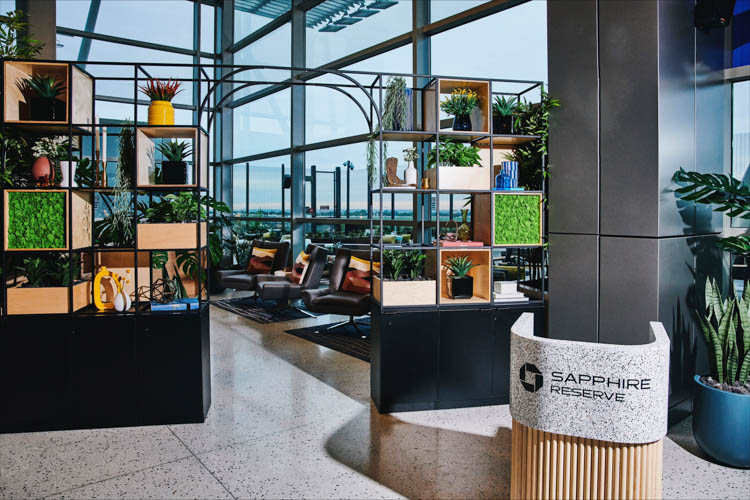 Entrance to the Chase Sapphire Terrace