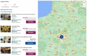 Hilton award search for Paris