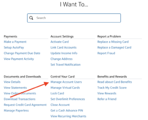 Venture X Card account management