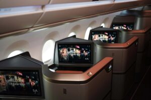 Starlux business class cabin