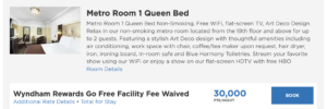 points pricing for 30,000 points per night, making Wyndham one of Capital One's most valuable transfer partners