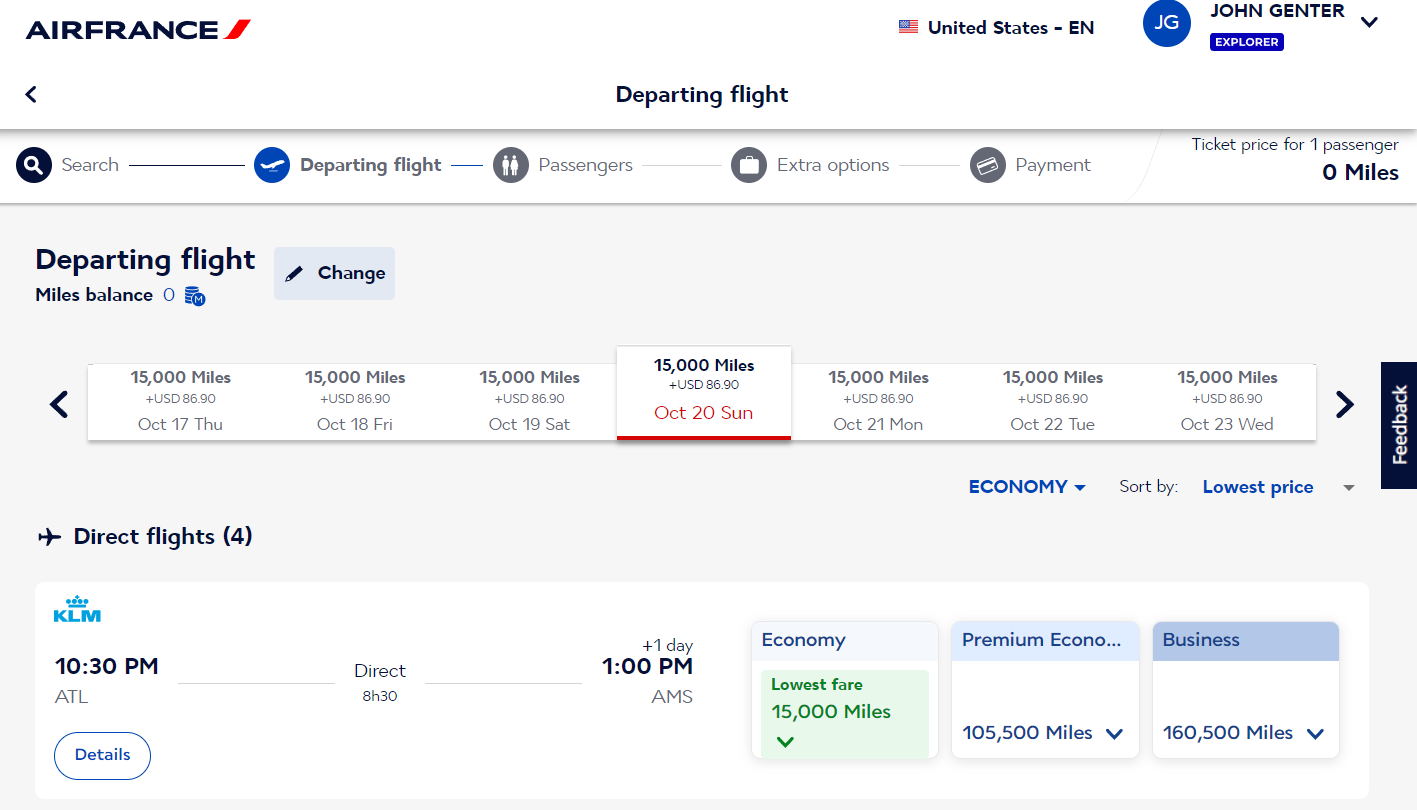 25 Citi ThankYou Transfer Bonus to Flying Blue