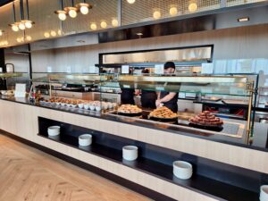 Chase Sapphire Lounge Boston self serve food