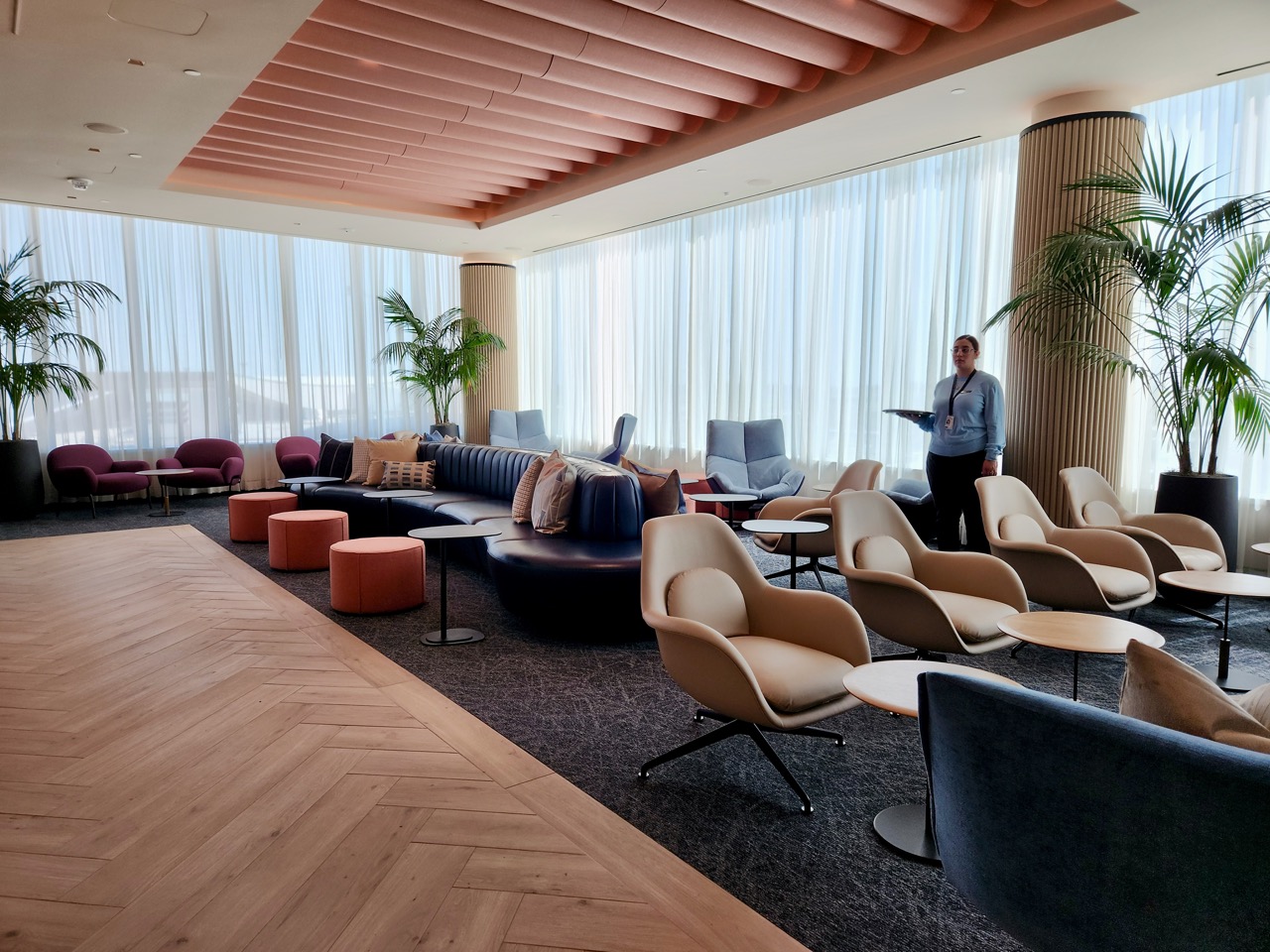 Chase Sapphire Lounge Boston additional seating