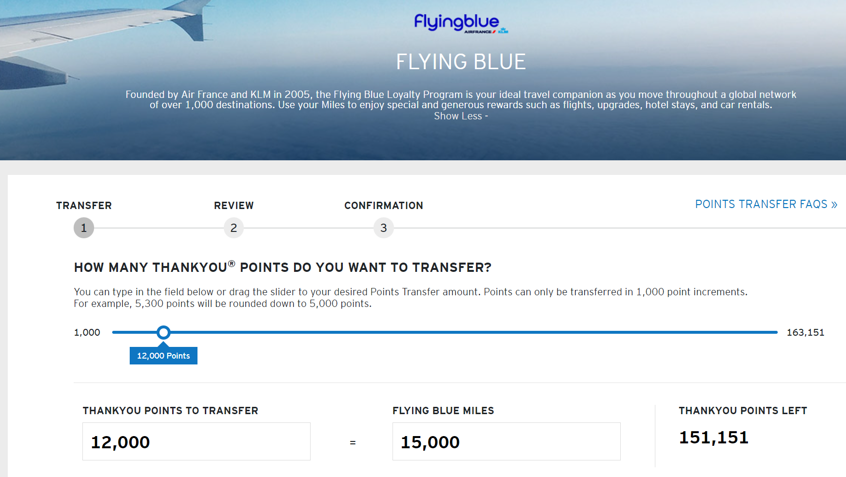 25 Citi ThankYou Transfer Bonus to Flying Blue
